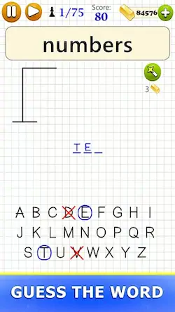 Скачать Hangman - Word Game [Взлом на монеты и МОД Меню] версия 2.1.3 на Андроид