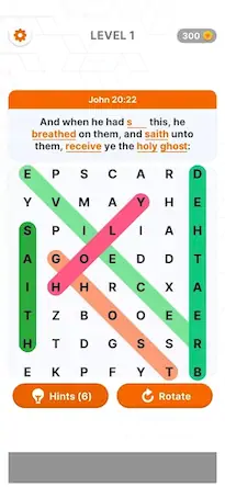 Скачать Bible Verse Search-Word Search [Взлом Много монет и МОД Меню] версия 0.2.3 на Андроид
