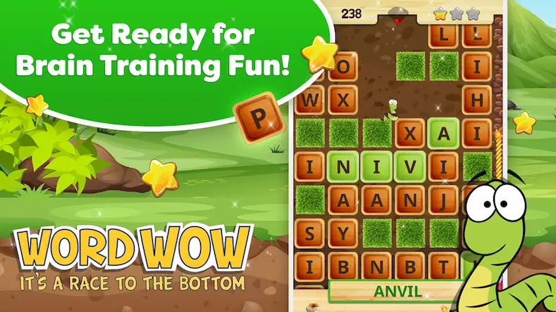 Скачать Word Wow - Brain training fun [Взлом Много монет и МОД Меню] версия 1.9.5 на Андроид