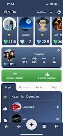 Скачать Sözcük: Sosyal Kelime Oyunu [Взлом Бесконечные монеты и МОД Меню] версия 0.6.3 на Андроид