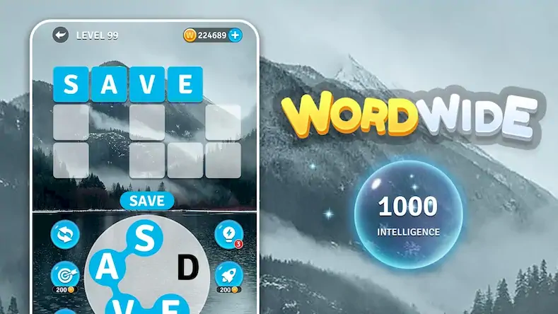 Скачать Wordwide: Letter Game [Взлом Много денег и МОД Меню] версия 2.7.6 на Андроид