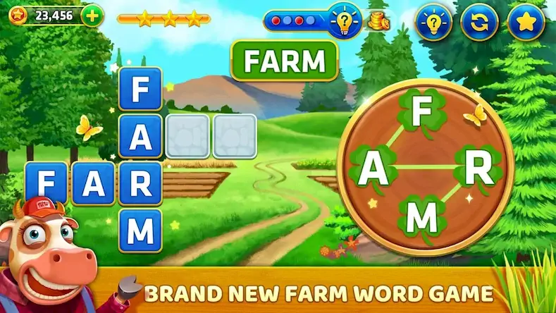 Скачать Word Farm - Cross Word games [Взлом Бесконечные монеты и МОД Меню] версия 2.9.8 на Андроид
