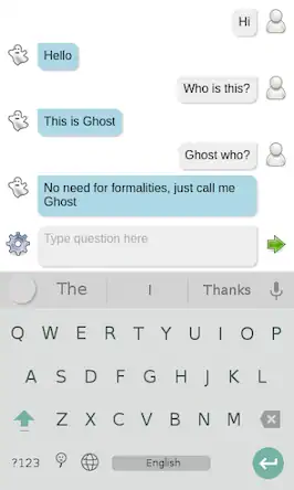 Скачать Ghost chat bot [Взлом Бесконечные деньги и МОД Меню] версия 0.5.7 на Андроид